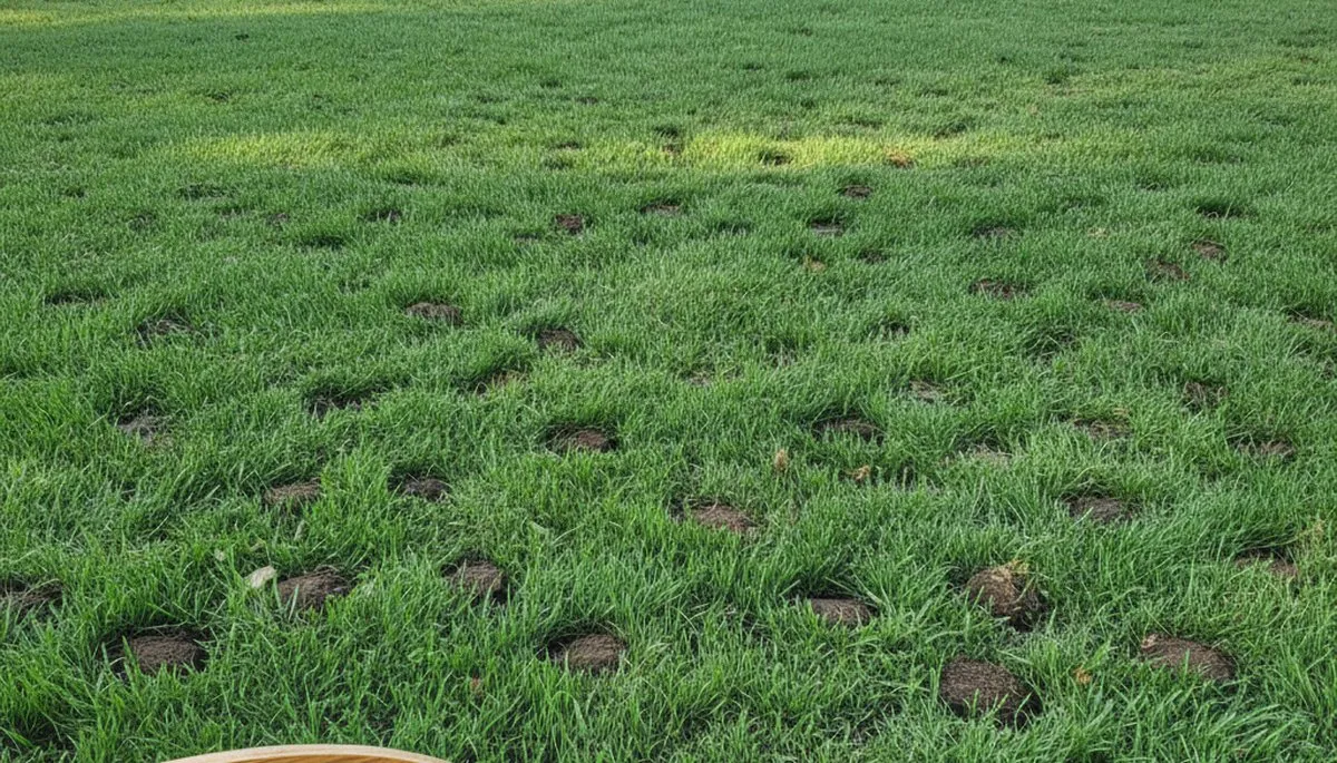 Healthy turf after lawn aeration treatment by Chop Chop Landscaping in Evansville, IN